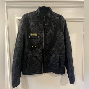 Barbour International Black Quilted Jacket